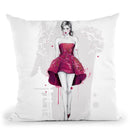 Cherry Blossoms Throw Pillow By Cristina Alonso