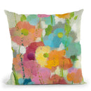 Long Stem Bouquet I Throw Pillow By Silvia Vassileva