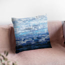 Icelandic Wave Throw Pillow By Silvia Vassileva