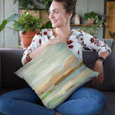 Spring Desert I V2 Throw Pillow By Silvia Vassileva