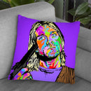 Kurt Cobain Throw Pillow By Technodrome1