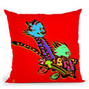 Calvin And Hobes Throw Pillow By Technodrome1