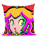 Princess Toadstool Throw Pillow By Technodrome1