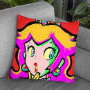 Princess Toadstool Throw Pillow By Technodrome1