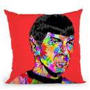 Spock Throw Pillow By Technodrome1