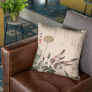 Sparrows And Dandelions Throw Pillow By Tesai Hokuba
