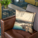 Clearing Weather Atibaura Throw Pillow By Utagawa Hiroshige