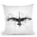 Bird Flying I Throw Pillow By Cornel Vlad - by all about vibe