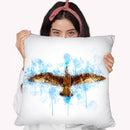 Bird Flying Throw Pillow By Cornel Vlad - by all about vibe