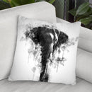 Elephant Head I Throw Pillow By Cornel Vlad - by all about vibe
