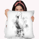Flamingo I Throw Pillow By Cornel Vlad - by all about vibe