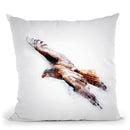 Hawk Throw Pillow By Cornel Vlad - by all about vibe