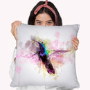 Hummingbird Throw Pillow By Cornel Vlad - by all about vibe