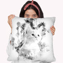 Kitten I Throw Pillow By Cornel Vlad - by all about vibe