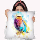 Lilac Breasted Roller Throw Pillow By Cornel Vlad - by all about vibe