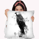 Macaw Parrot I Throw Pillow By Cornel Vlad - by all about vibe