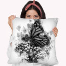 Monarch Butterfly I Throw Pillow By Cornel Vlad - by all about vibe