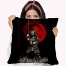 Strong Stance Warrior Throw Pillow By Cornel Vlad