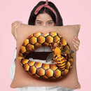 Stung Throw Pillow By Vlada Haggerty - by all about vibe