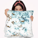 Blue Nebula I Throw Pillow By World Art Group
