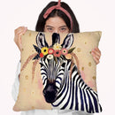Klimt Zebra Ii Throw Pillow By World Art Group