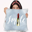 Let'S Makeup Iv Throw Pillow By World Art Group