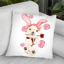 Valentine Puppy I Throw Pillow By World Art Group