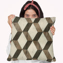 Driftwood Geometry I Throw Pillow By World Art Group