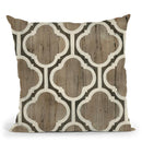 Driftwood Geometry Vi Throw Pillow By World Art Group