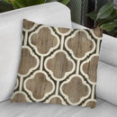 Driftwood Geometry Vi Throw Pillow By World Art Group