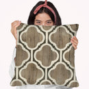 Driftwood Geometry Vi Throw Pillow By World Art Group