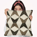Driftwood Geometry Ix Throw Pillow By World Art Group