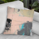 Pink-A- Boo I Throw Pillow By World Art Group