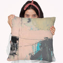 Pink-A- Boo I Throw Pillow By World Art Group