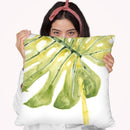 Verdant Impressions I Throw Pillow By World Art Group