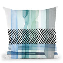 Silver Cross Stitch I Throw Pillow By World Art Group