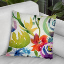 Summer Spectrum Ii Throw Pillow By World Art Group
