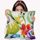 Summer Spectrum Ii Throw Pillow By World Art Group