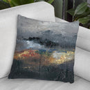 Mountains In The Mist Iii Throw Pillow By World Art Group