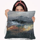 Mountains In The Mist Iii Throw Pillow By World Art Group