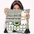 Party Llama I Throw Pillow By World Art Group