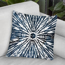 Indigo Ink Motif I Throw Pillow By World Art Group
