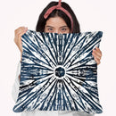Indigo Ink Motif I Throw Pillow By World Art Group