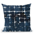 Indigo Ink Motif Ii Throw Pillow By World Art Group