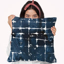 Indigo Ink Motif Ii Throw Pillow By World Art Group