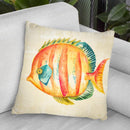 Aquarium Fish Ii Throw Pillow By World Art Group