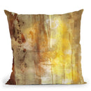 Golden Glow I Throw Pillow By World Art Group
