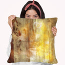 Golden Glow I Throw Pillow By World Art Group