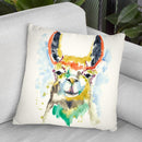 Hifi Llama Ii Throw Pillow By World Art Group