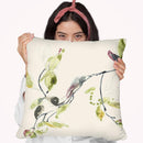 Leaf Branch I Throw Pillow By World Art Group